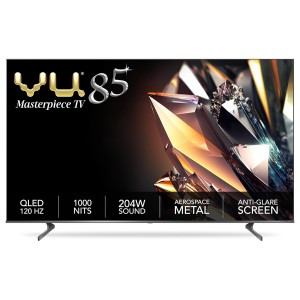 VU 85" Masterpiece Series 4K Ultra HD Smart LED TV 85QV (Jetplane Grey)